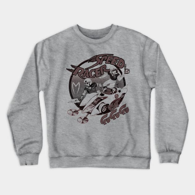 Go!!!.... SPEED RACER - MACH 5 Crewneck Sweatshirt by ArjenRobert